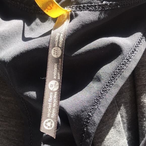 Lole Racerback Tank Gray Drawstring Waist Recycled Polyester Women's Size Small - Picture 9 of 10